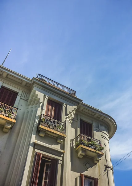 Estilo Art Deco Edificio Vista de ángulo bajo —  Fotos de Stock