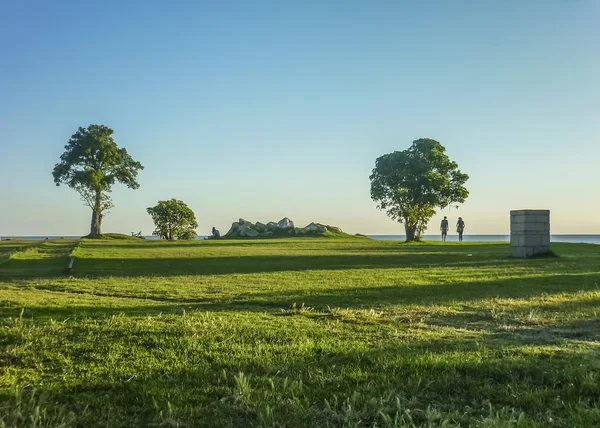 Parque en la Costa de Montevideo — Foto de Stock