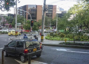medellin Kolombiya gün kentsel sahne