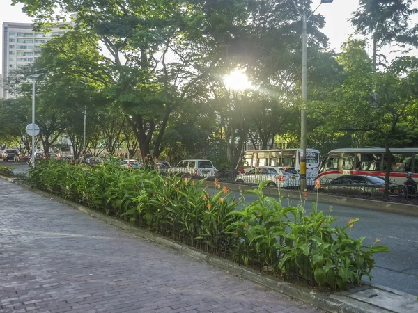 Dia Cena Urbana de Medellín Colômbia — Fotografia de Stock