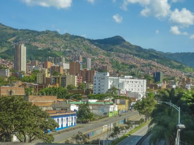 Medellin havadan görünümü