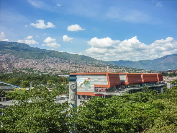 Medellin havadan görünümü — Stok fotoğraf