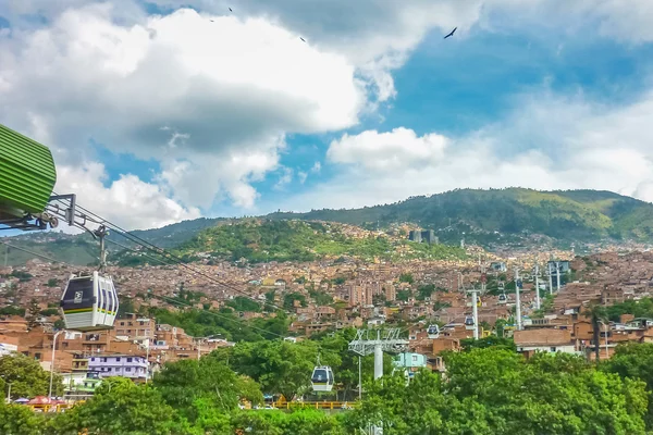 Medellin havadan görünümü