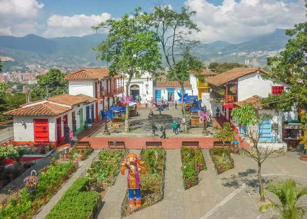 Pueblito Paisa Medellin Colombia Stockbild