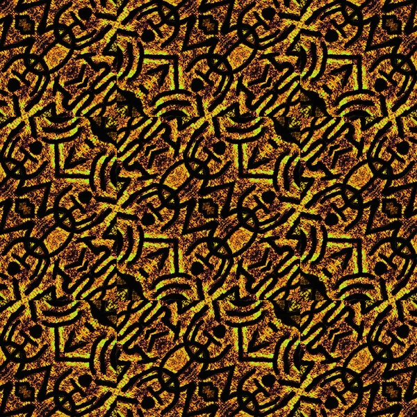 Tribal Grunge Symbols Pattern — Stock Photo, Image