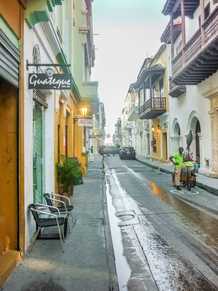 Ulice historického centra Cartageny — Stock fotografie