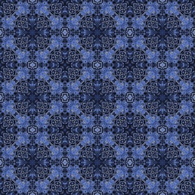 Modern Baroque Geometric Seamless Pattern