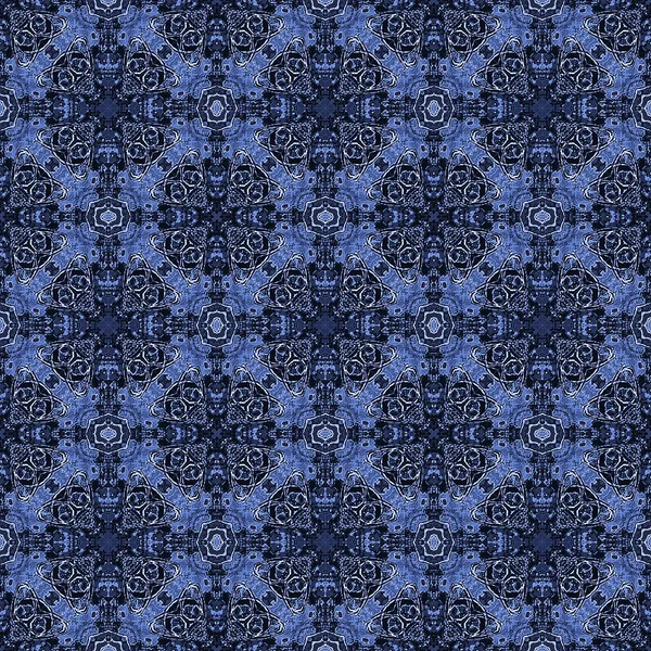 Modern Baroque Geometric Seamless Pattern — 图库照片