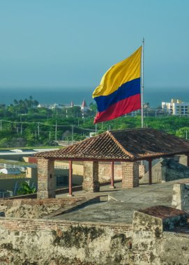 San Felipe de Barajas Kalesi 'nden Cartagena Cartagena Sahili