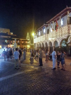 Historic Center of Cartagena at Night