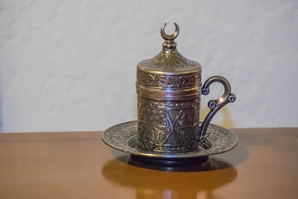 Ornate Turkish Tea Cup — Stock Fotó