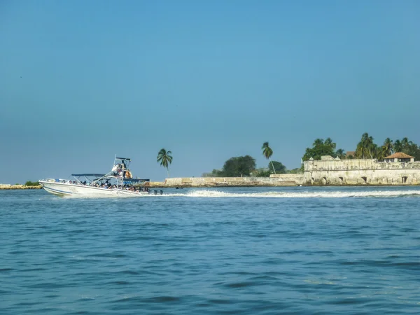 Fuerte de España en el mar Caribe en Cartagena — Foto de Stock