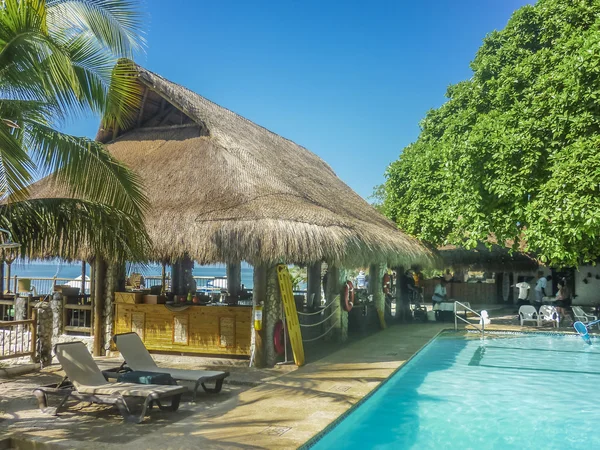 Tropical Island Resort in Cartagena Colombia — Stock Photo, Image