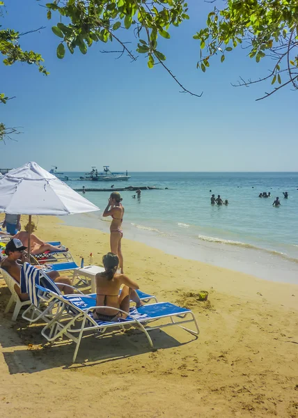 Tropical Island Resort em Cartagena Colômbia — Fotografia de Stock