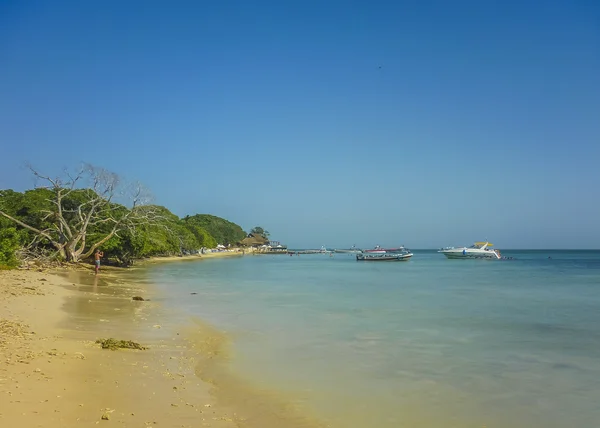 Paradies tropische Insel in Cartagena — Stockfoto