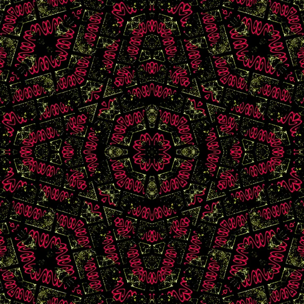 Patrón decorativo abstracto moderno geométrico — Foto de Stock