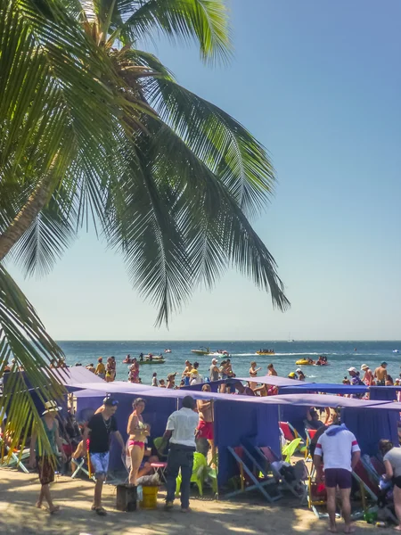 El rodadero strand in kolumbien — Stockfoto