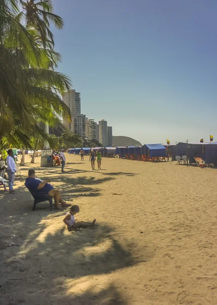 El Rodadero Beach i Colombia — Stockfoto