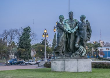 Montevideo Uruguay 'da kentsel kare