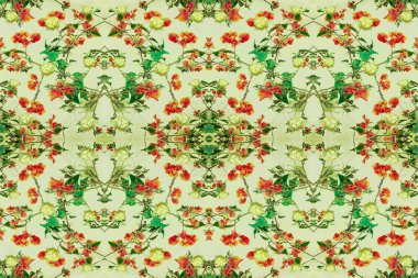 Vintage tarzı çiçek seamless modeli