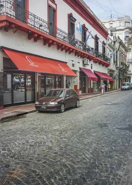 Cobblestone Street w San Telmo Buenos Aires — Zdjęcie stockowe