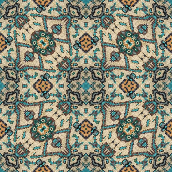 Fabric Ethnic Art Seamless Pattern — Stock Photo, Image