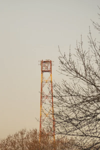 State TV Channel Antena Tower em Montevidéu — Fotografia de Stock