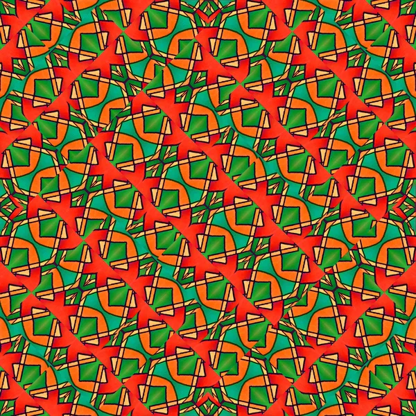 カラフルなモダンな幾何学的なシームレス パターン — ストック写真