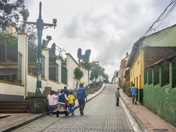 Calle del Centro Histórico de Bogotá Colombia —  Fotos de Stock