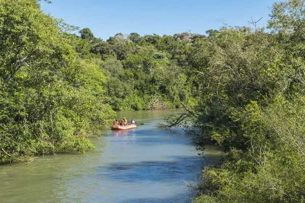 伊瓜苏公园和巴拉那河景观 — 图库照片