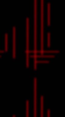 Siyah arkaplan üzerindeki kırmızı çizgiler rastgele hareket döndürülmüş dikey görüntü