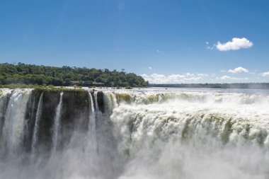 Devil Throat Iguazu Falls at Argentinian Border clipart