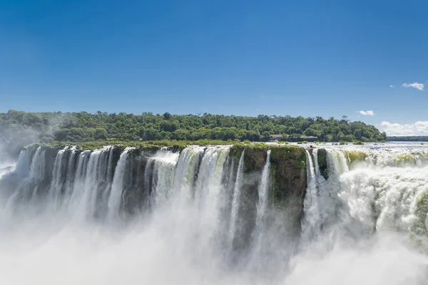 Devil keel Iguazu Falls Argentijnse grens — Stockfoto