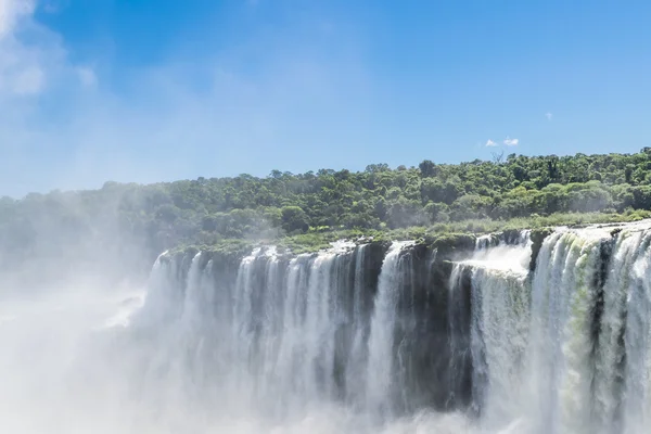 Iguazu Falls Devil keel Argentijnse grens — Stockfoto