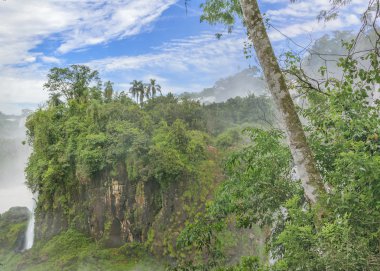 Iguazu Parkı havadan görünümü manzara