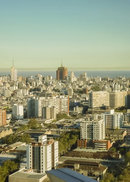 A légi felvétel a tőke város Uruguay — Stock Fotó