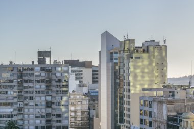 Montevideo manzarası havadan görünümü