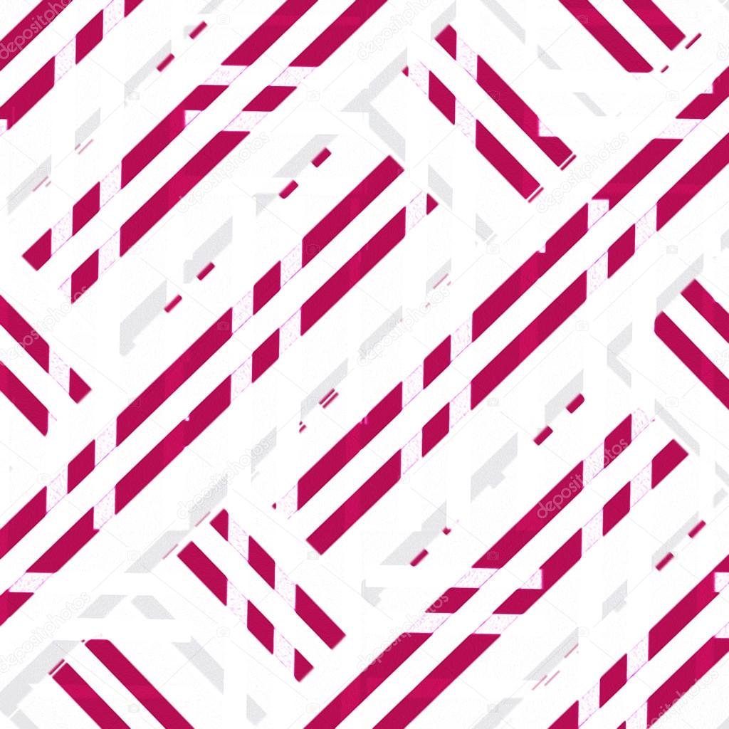 Irregular Geometric Stripe Abstract Pattern