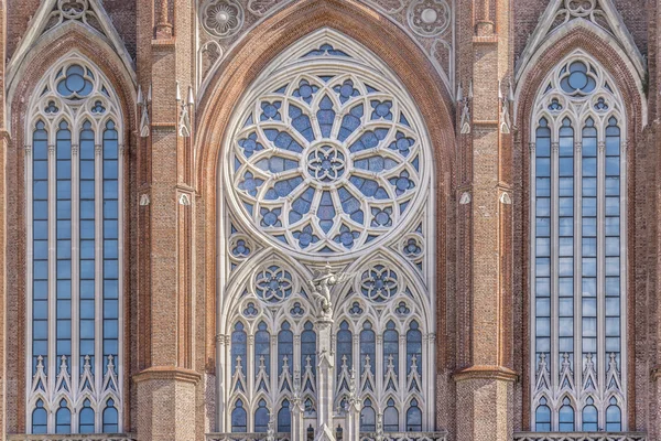 Main Catholic Church of La Plata Buenos Aires — Stock Photo, Image