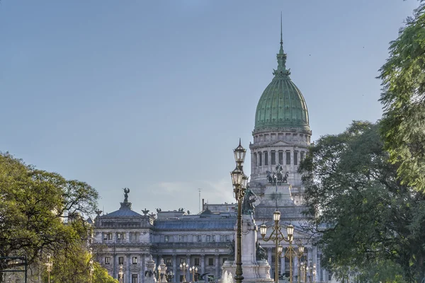 Vista Distante del Palacio de Congresos de Buenos Aires Argentina —  Fotos de Stock