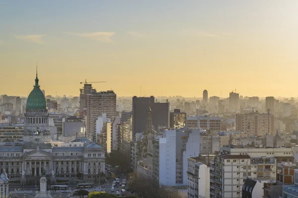 Luchtfoto van Buenos Aires Argentinië — Stockfoto