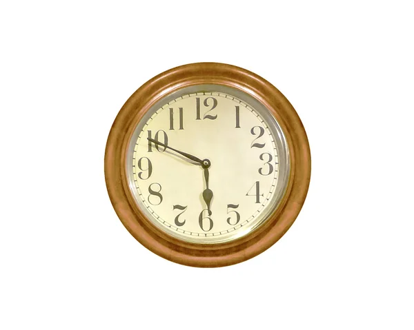 Isolated Vintage Clock — Stock Photo, Image