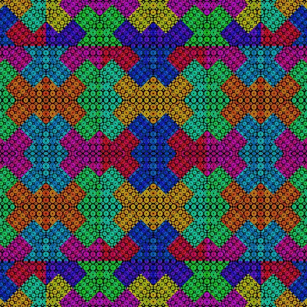Padrão geométrico moderno multicolorido — Fotografia de Stock
