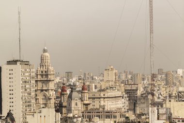 Panoramik görüş noktasından Buenos Aires 'in havadan görünümü