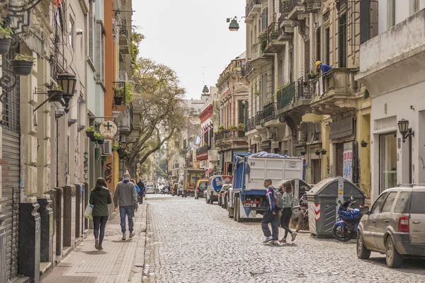 Calle Tradicional de San Telmo en Buenos Aires —  Fotos de Stock