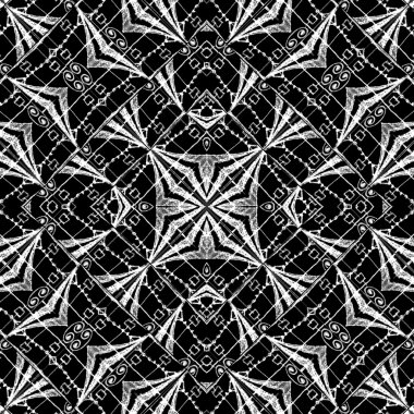 Geometrik soyut etnik Seamless Modeli