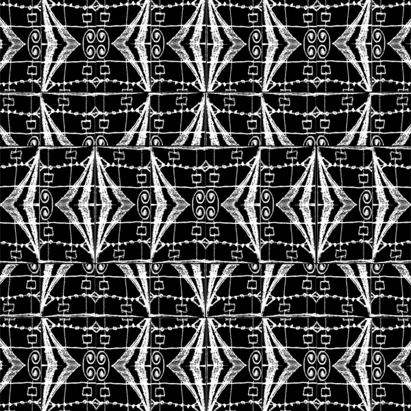 Patrón geométrico abstracto étnico sin costura — Foto de Stock