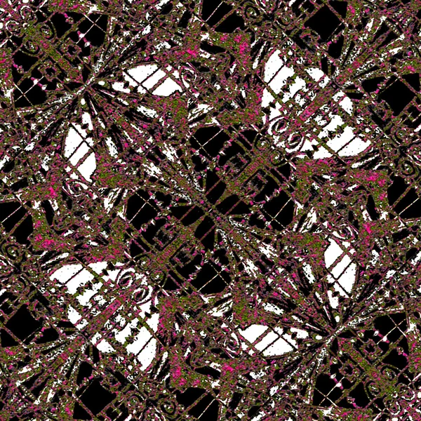 Vzor geometrického zdobené abstraktní Grunge — Stock fotografie