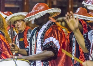 Inagural geçit töreni karnaval Montevideo Uruguay