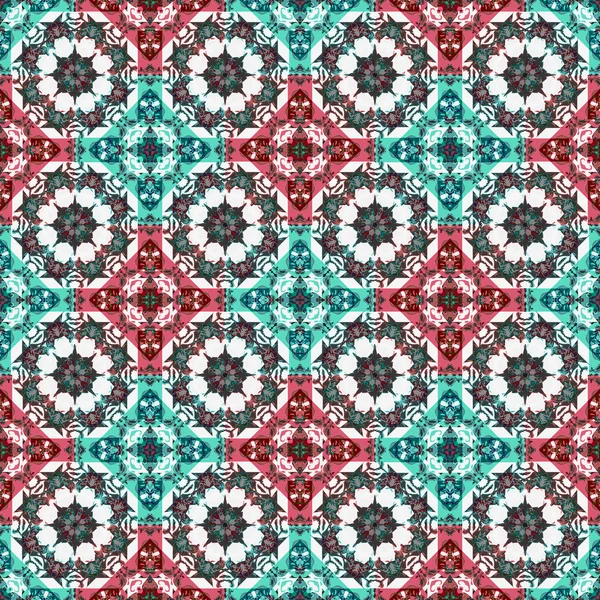 "Luxury Ornate Check Seamless Pattern" – stockfoto